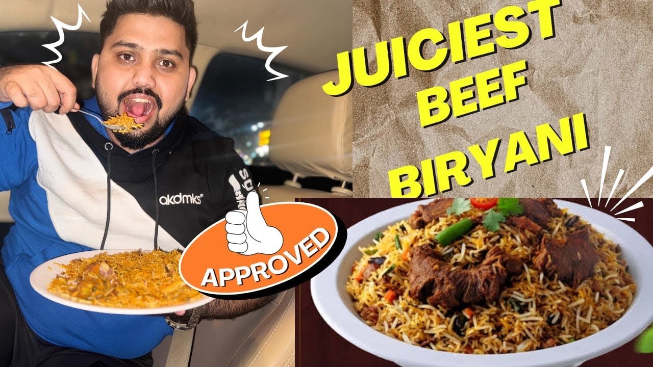 Karachi Ki Best Beef Biryani🔥|Khao Or Comment Me Batao❤️