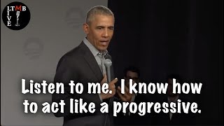 Barack Obama Scolds Progressives About Being Too Rigid