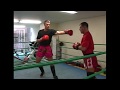 ANDY HUG w. Fredrik Hjelm (SWE) - warm up, light boxing 1998