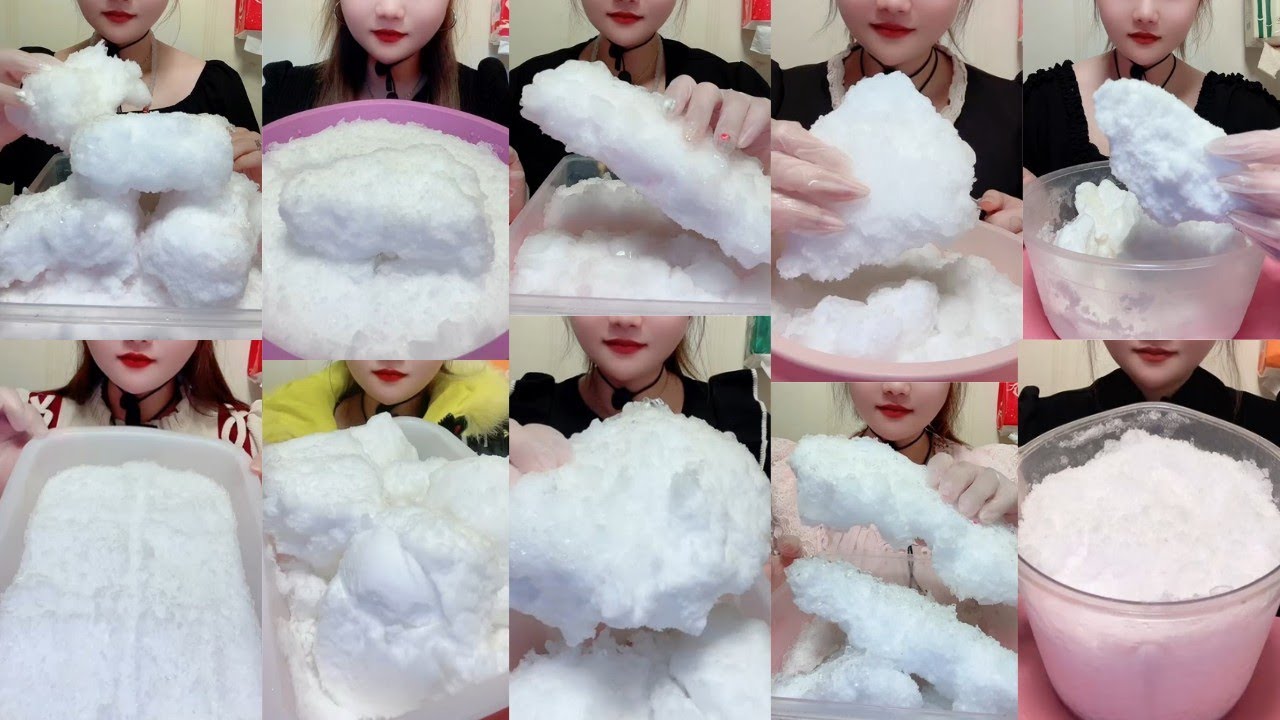 ASMR ICE EATING || RU'S 2025✨WHITE ICE EATING COMPILATION🤍 || SOFT SQUEAKY CRUNCHY ICE BITES ASMR🧊 
