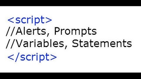 How to do Javascript - Part 1 (Alerts  Prompts, Variables, and Statements)