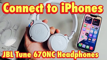 JBL Tune 670NC: Connect to iPhones