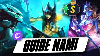 GUIDE NAMI SUPPORT SAISON 13 (2024) GUIDE ULTIME POUR LANE RUNES, OBJETS, GAMEPLAY, COMBOS, TIPS