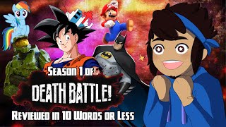 Every Episode of DEATH BATTLE! Season 1 Reviewed in 10 Words or Less!