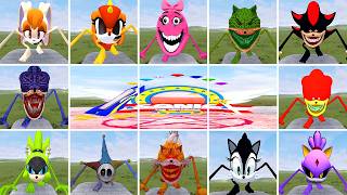 NEW EVOLUTION SPRUNKI BLACK BOSS FAMILY VS ALL CORN POPPY PLAYTIME 5 PHASES 1-10 In Garry's Mod