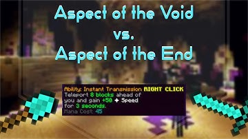 Is the Aspect of the Void Worth It? {hypixel skyblock}