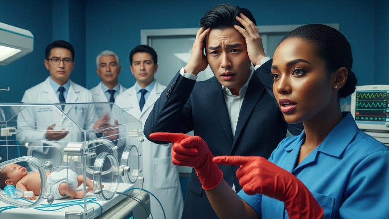 20 Doctors Failed To Save The Korean Billionaire's Baby...Until A Brave Black Cleaner Stepped In