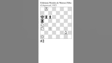 105) Can you solve this Mate In 2 chess problem? Comment your solution! #chessproblems #chesspuzzle