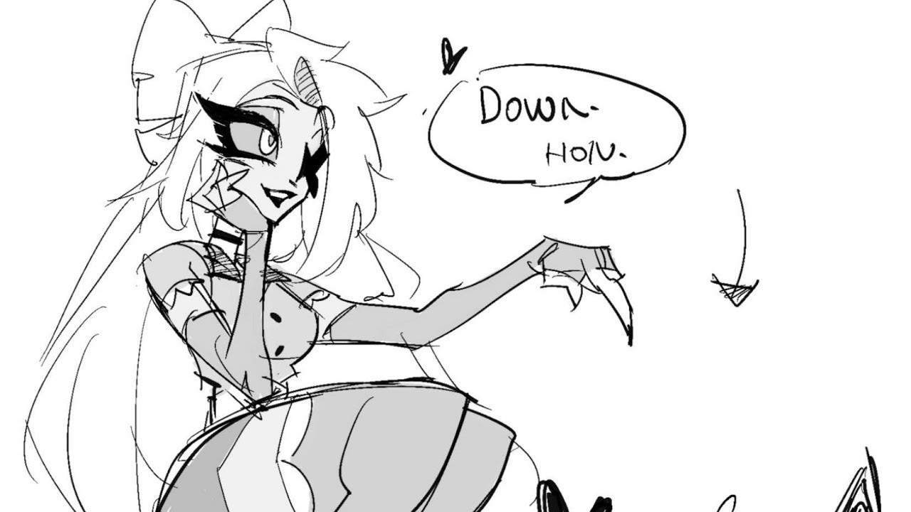 Down Girl | Hazbin Hotel Chaggie Lewd Fan Comic 