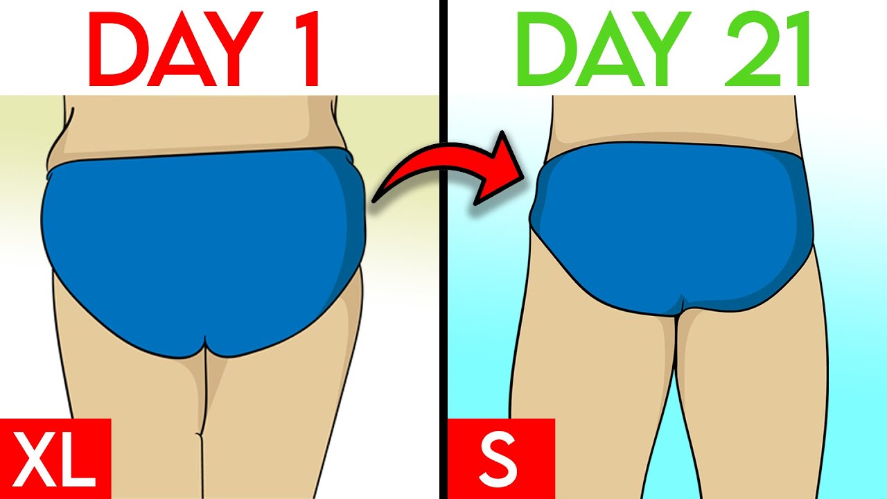 Exercises To Lose And Shrink Buttocks Fat For Guys At Home [Slim Down  Buttocks Fast]