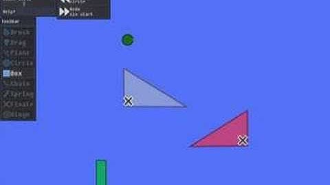 Phun Physics Program Tutorial - Straight Lines