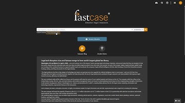 Find and Update Statutes on Fastcase