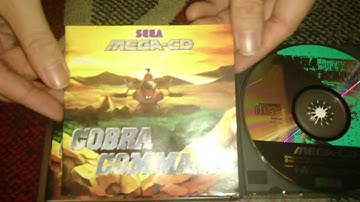 Nostalgamer Unboxes Cobra Command On Sega Mega CD UK PAL System Version