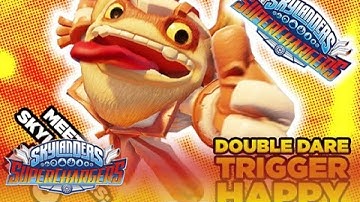 Meet the Skylanders SuperChargers: Double Dare Trigger Happy and Gold Rusher