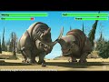 Ice Age 2002 Rhino Fight With Healthbars Ice Age 2002 Rhino Fight With Healthbars