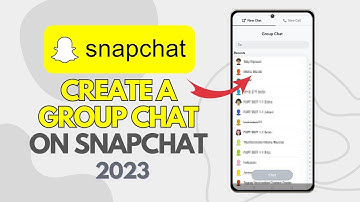 How to Create a Group Chat on Snapchat 2023 (QUICK AND EASY)