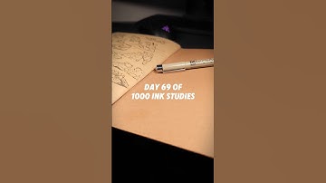 1000 Drawings, 22 days left. Can you do it? #art #drawing #sketchbook #ink