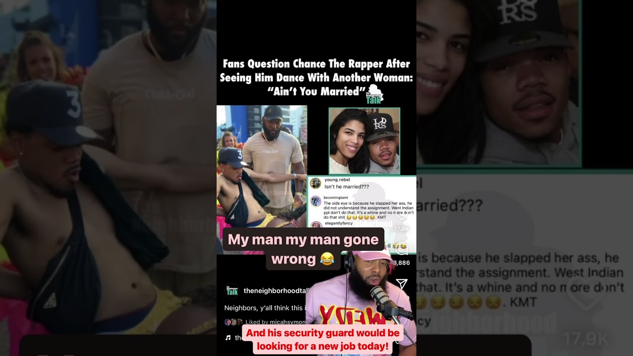 Chance The Rapper seen dancing with a woman in Jamaica despite being married 