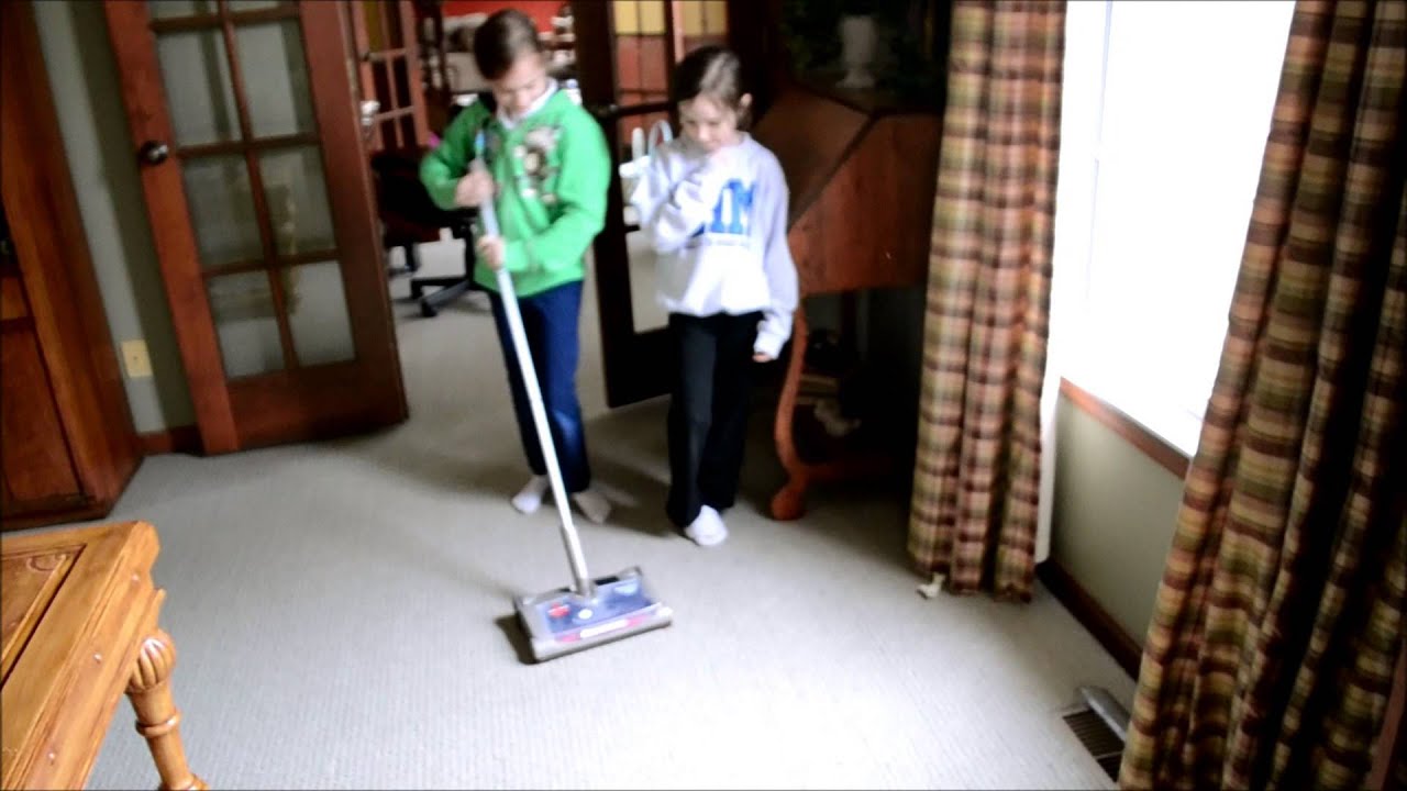 Bissell Perfect Sweep Turbo demo - YouTube