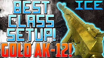 Cod Ghosts Gold AK 12 class setup PS4