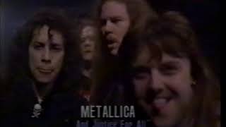 JETHRO TULL Winning announcement Grammy Awards 1989 by Alice Cooper & Lita Ford, feat. METALLICA TV3