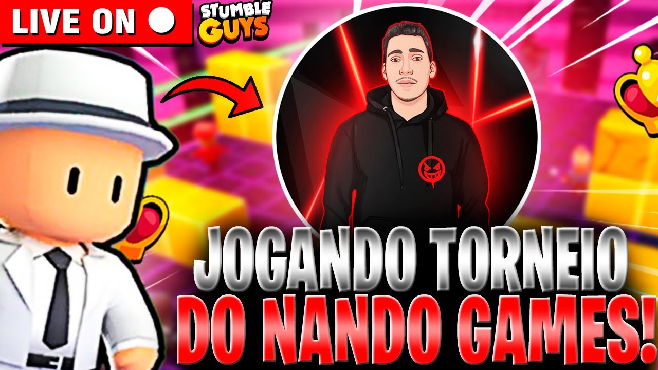 🔴 TORNEIO DE STUMBLE GUYS COM PRÉMIOS!! 