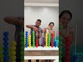 competencia de colores🍭 #challenge #humor #juegos #shorts #shortsyoutube #familia