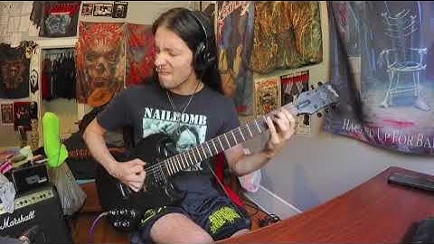 Defeated Sanity - Stoned then Defiled guitar cover