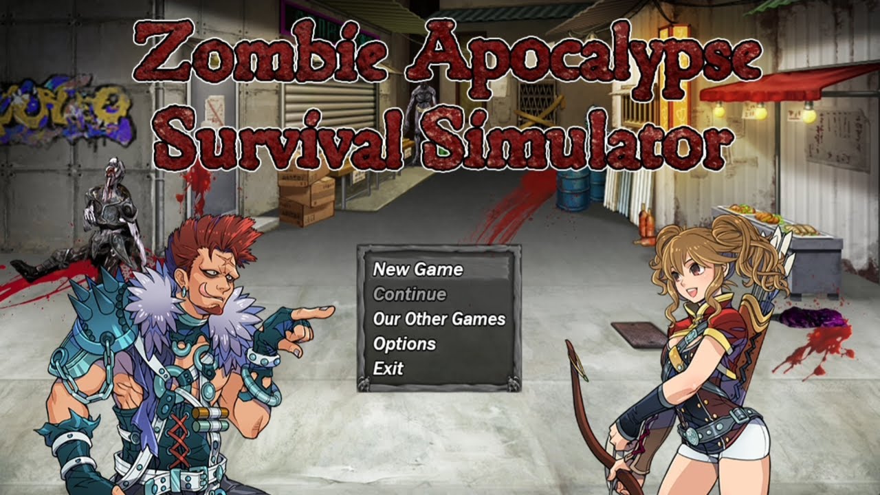 Zombie Apocalypse Survival Simulator Visual Novel Quiz PC Steam
