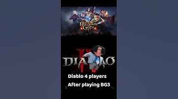 Diablo 4 players after playing Baldur
