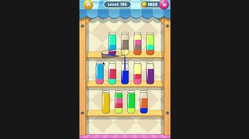 Water Sort Puzzle I Level 195 I  Facebook I SOLVED
