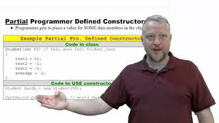 4 - Partial Programmer Defined Constructors