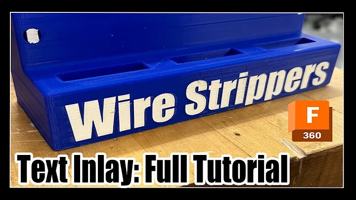 Fusion 360 Text Inlay: Full Tutorial - How to Get Multicolor Text 3D Prints in Fusion 360 and Cura