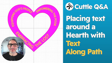 Placing Text Around a Heart Shape (Cuttle Q&A)