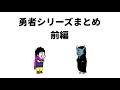 【アニメ】勇者シリーズまとめ前編