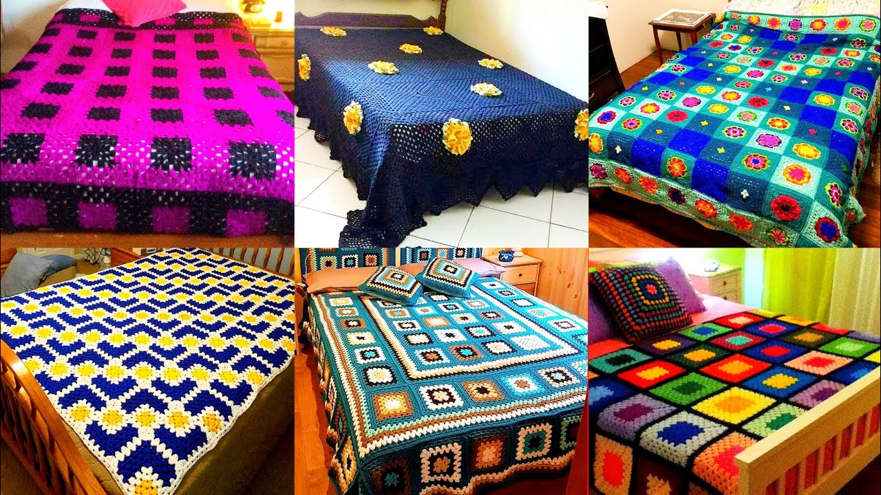 Asthetic Crochet Bedsheets Pattern New Crochet Bedspreads Patterns free ...