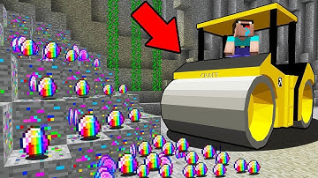 Minecraft Battle - NOOB vs PRO : THIS MACHINE CAN AUTO-MINE RAINBOW DIAMONDS! (Animation)