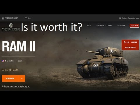 World tanks Ram II .... Is it worth Mini Review - YouTube
