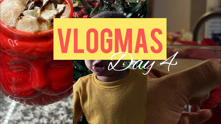 VLOGMAS DAY 4: Last minute tree put up + Christmas decor shopping