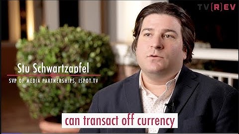 How is the TV industry transacting on iSpot as a currency?