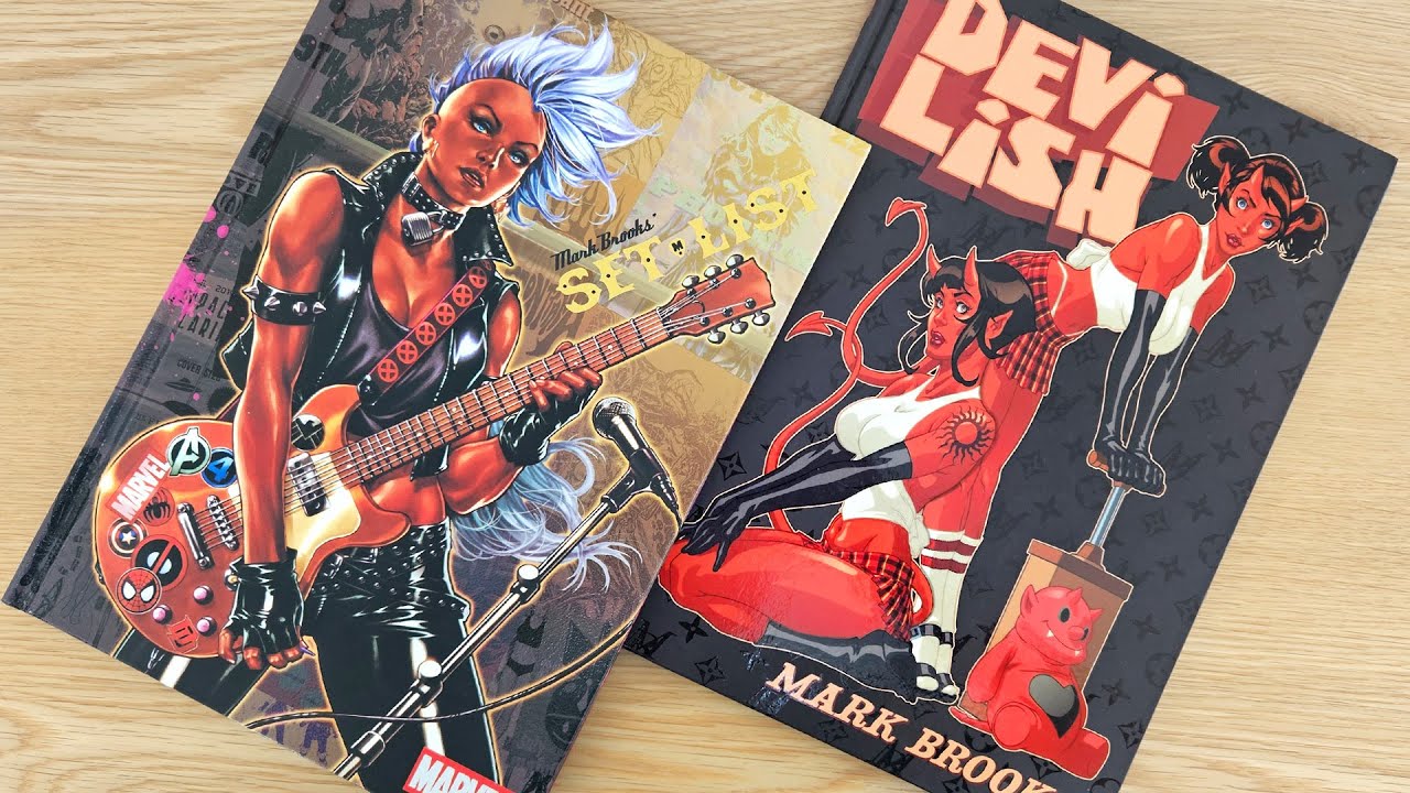 Mark Brooks Art Books: Devilish & Set List | Marvel Comic Artist
