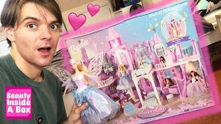 Unboxing MASSIVE Barbie Musical Fantasy Castle (Dreamhouse)