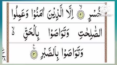 Surah Al Qariah to Surah Nas 2 times / سورة القارعة-سورة الناس ٢مرات / Surah 101-114 2x