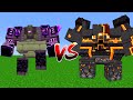 Ender Guardian vs Netherite Monstrosity - Minecraft Mob Battle