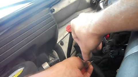 How to change Map sensor connector, Terminal repair and release tool opperation