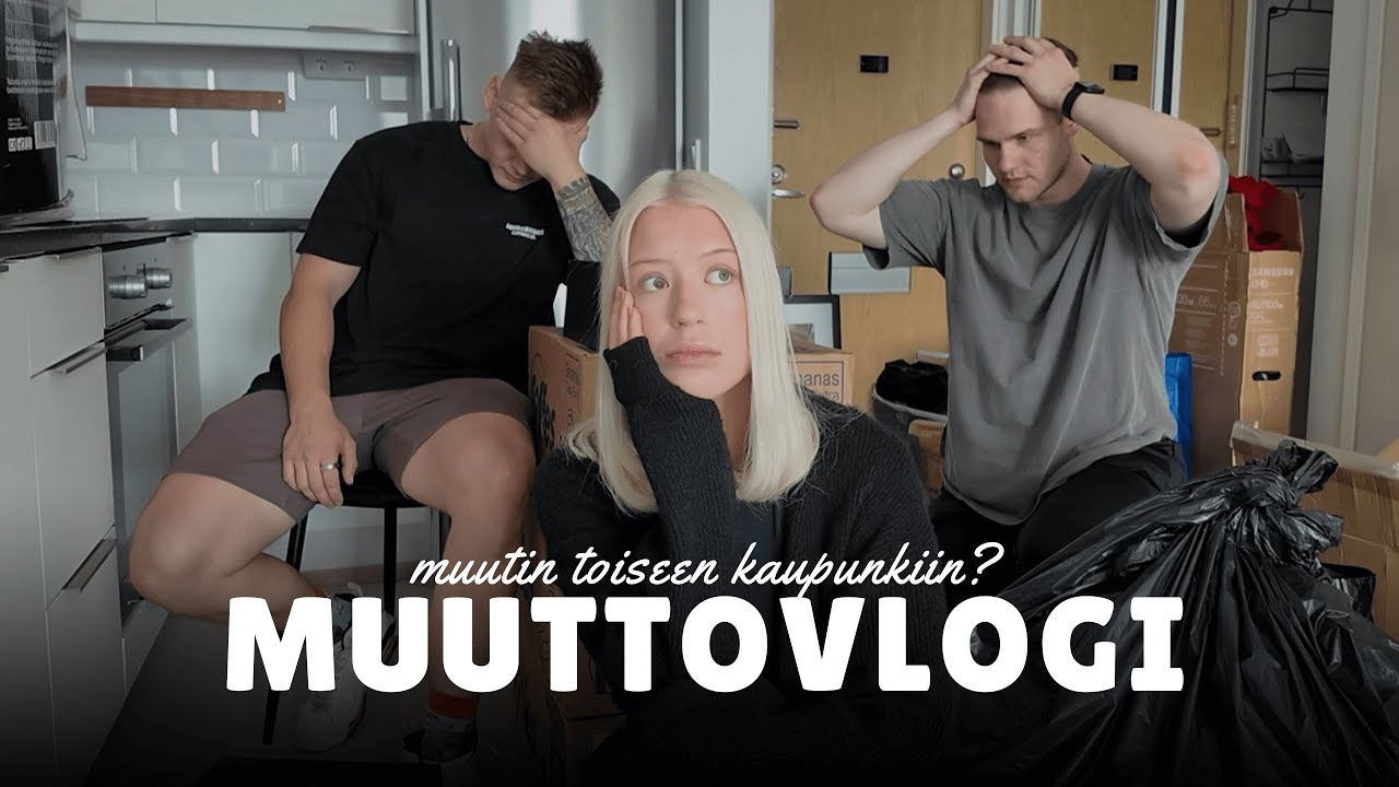 MUUTTOVLOGI - muutin toiseen kaupunkiin? 😳🏠
