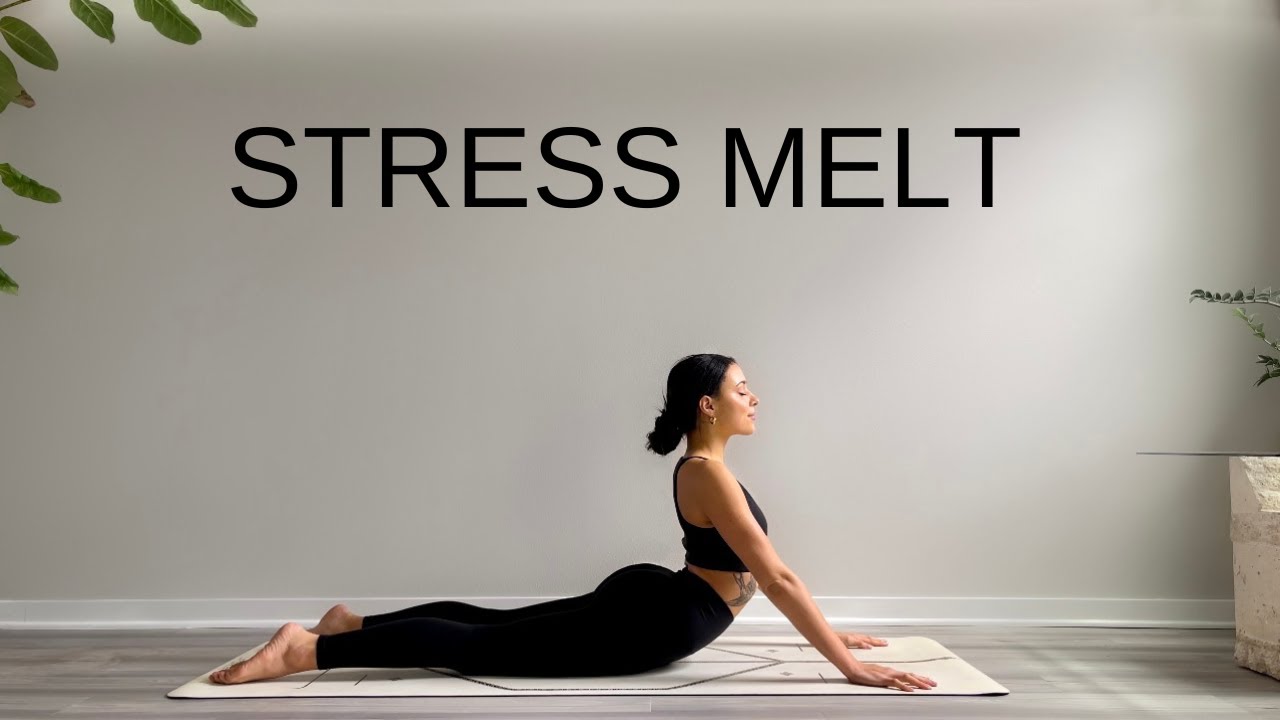 Yoga To Reduce Stress | 30 Min Slow Flow – Relaxing Stretches + Savasana