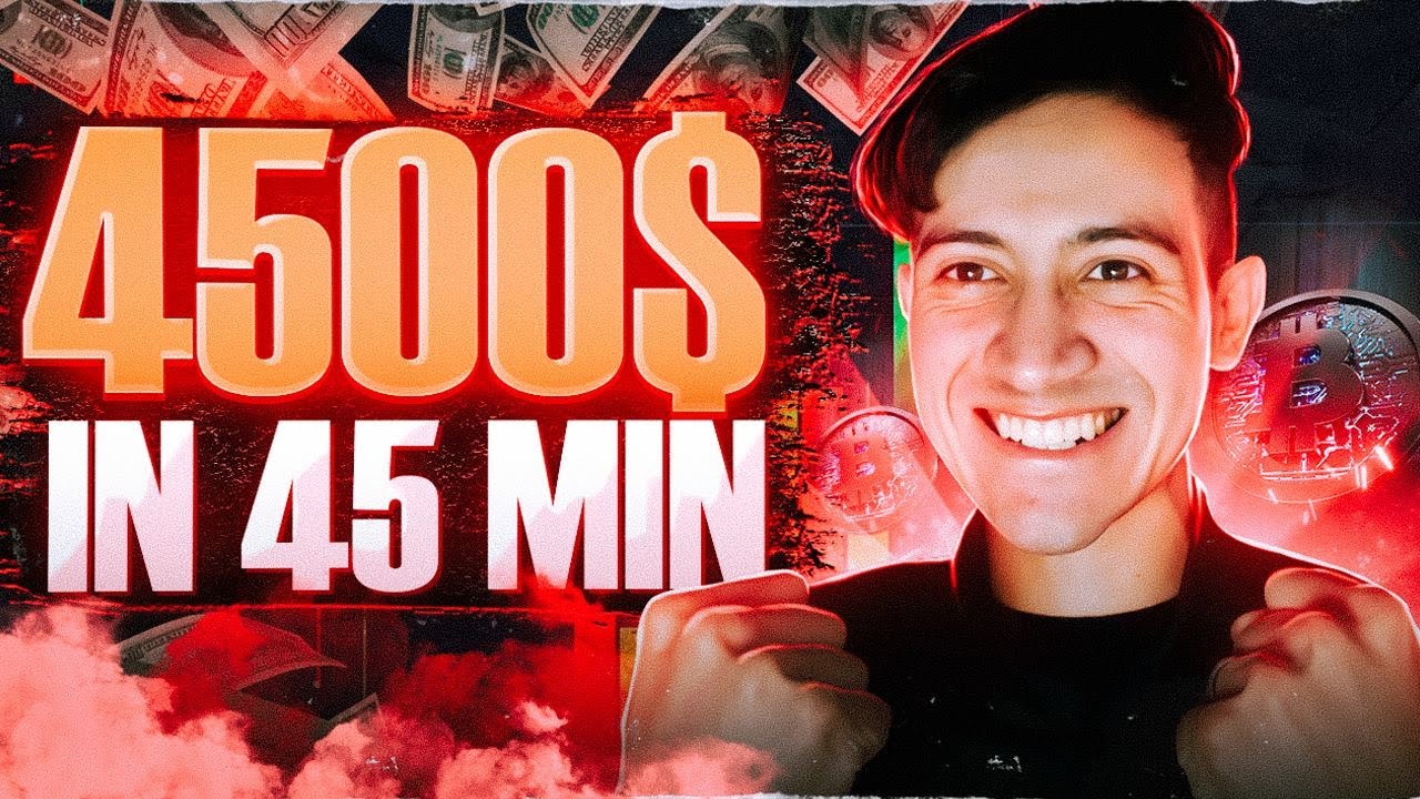 $4500 profit with BEST 1 MINUTE Trading STRATEGY Binary options