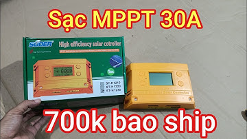Sạc Năng Lượng Mặt Trời 30A, Công Nghệ MPPT - Shop Solar