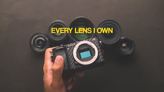 Every Lens I Own // A6300 lens collection